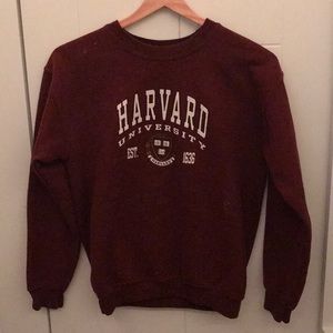 Burgundy Hardvard sweatshirt